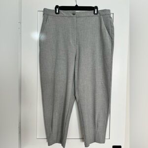 Zara Gray Barrel Pants